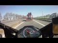 Honda CBR 1000RR Fireblade first ride in 2011. Top High Speed Highway