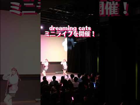 『dreaming catsミニライブ』を開催！新曲『KABUKI-GOYAの猫』など6曲を披露