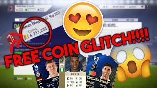 FIFA 18 FUT - FREE COINS GLITCH ! (Easy & Fast