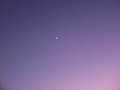Moon Venus Jupiter Sky