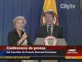 Cancilleres de Colombia y Francia ofrecen rueda de prensa