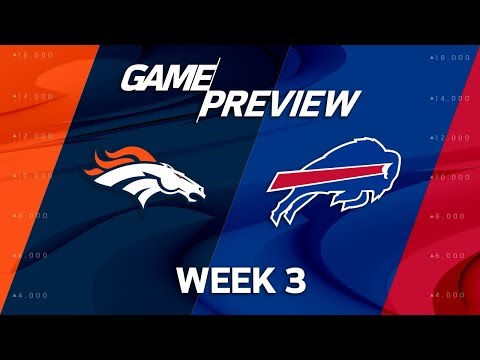 Video: Denver Broncos vs. Buffalo Bills | Week 3 Game Preview | NFL Playbook