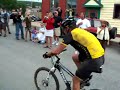 Lance Armstrong finishing Leadville 2008 Lance Armstrong finishing Leadville 2008