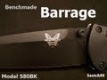 Benchmade Knife : Barrage 580