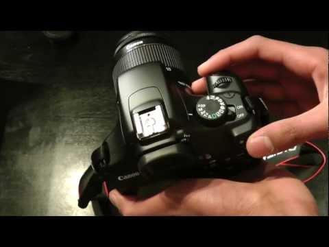 how to set timer on canon eos rebel t3