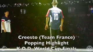 Creesto – KOD World Finals Popping Highlight