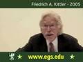 Friedrich A. Kittler. European Graduate School EGS 2005 5/6