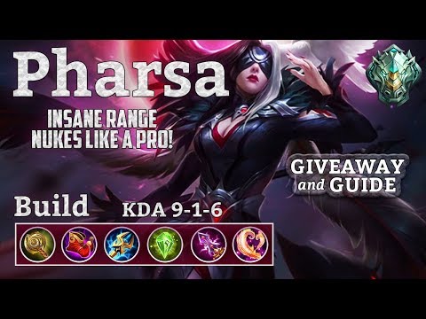 New Insane Mage Pharsa Max Magic Damage Build 5 Blood Wings Mobile