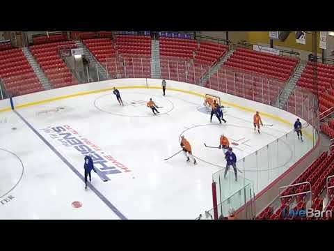 USHL CAMP GAME- BLUE #8 WHITE HELMET