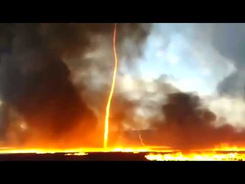 Grobritannien: Feuertornado bei Brand von Tausenden  ...