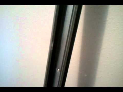 how to attach sliding closet door