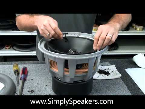 JL 12W7 Speaker Subwoofer Repair Foam Edge Replacement