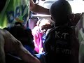 Jamican Bus drive back a yard