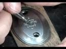 Engraving the grip cap of a 470 dbl rifle