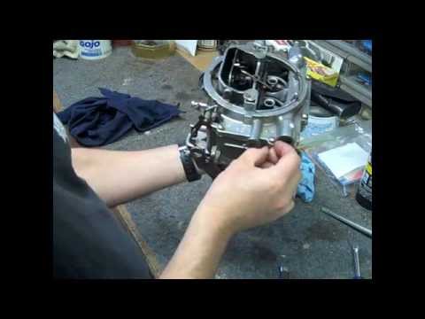 how to rebuild a edelbrock carburetor