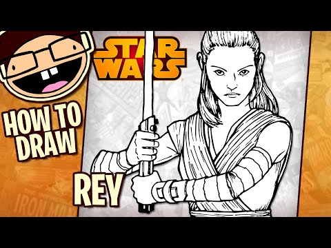 video-linktoworks-How to Draw REY (Star Wars) | Narrated Step-by-Step...