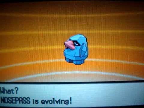 how to evolve nosepass in pokemon y
