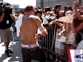 Ryan Sheckler signing for the fans after his gold medal at X Ryan Sheckler signing for the fans after his gold medal at X
