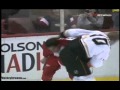 Datsyuk vs Perry fight (red wings/ducks 10/08/2010)