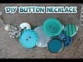 Button Necklace DIY- Whitney Sews