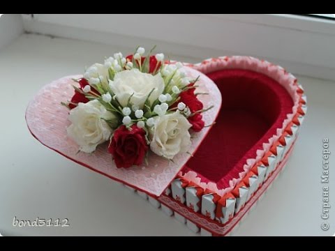 Шкатулка из конфет своими руками Шкатулка из конфет своими руками