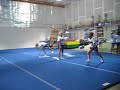 Victoria Tumbling At Pee Wee Cheer Practice