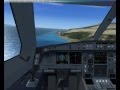 Airbus 340 Landing in La Palma