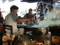 making spring rolls