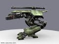 Military robot cg animation