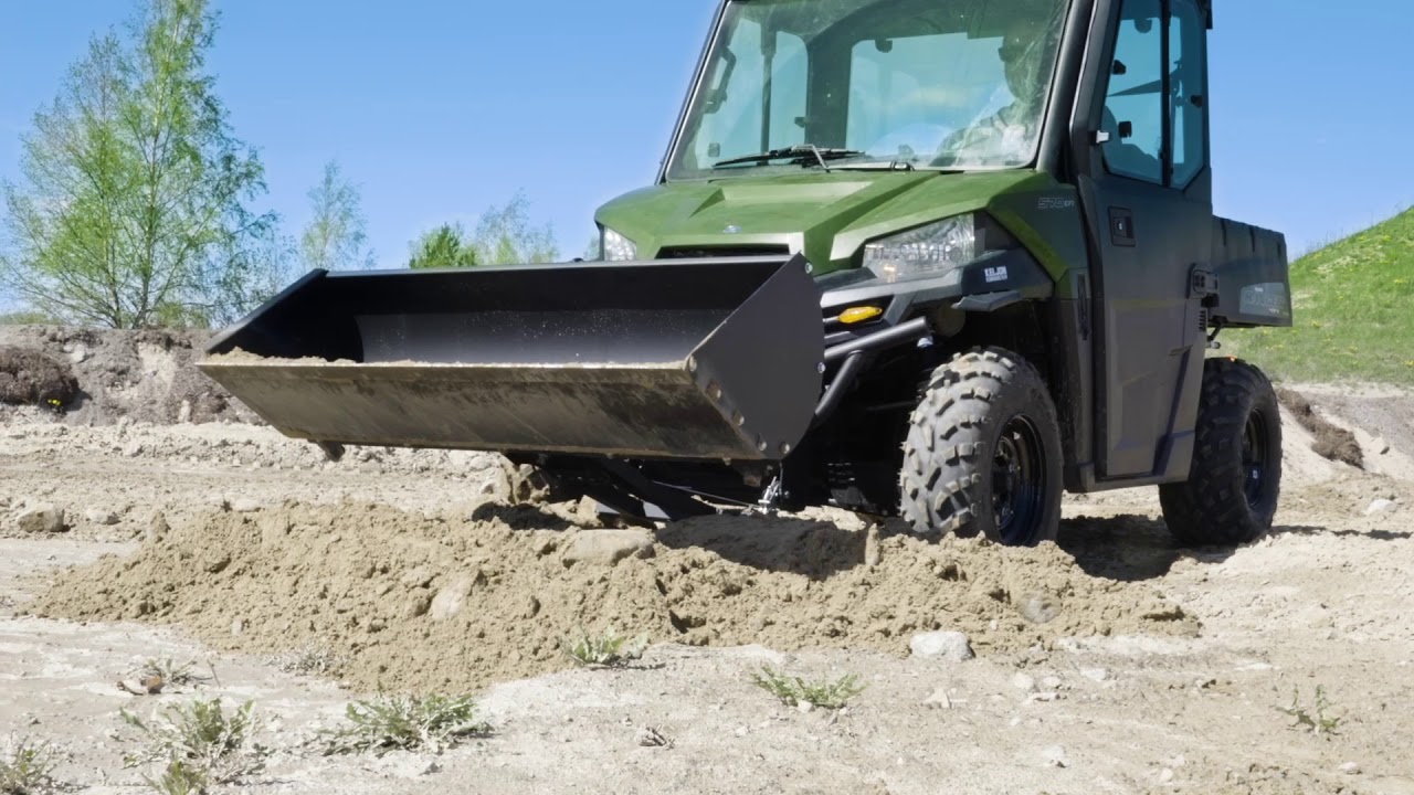 Polaris Ranger - Latvo-hydrauliikka + kauha