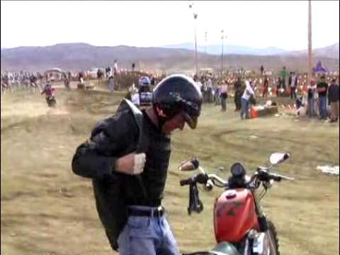 Harley - Chris Palermo wanted to try something different at A Day in the Dirt. So he put on a set of knobby tires on his Harley Sportster, and entered the Coup de Gra...