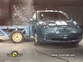 www.euroncap.comFrontal Impact takes place at 64 Km/h, 40% of the width of the car striking a deformable barrier. In the side impact, a mobile deformable barrier impacts the driver's door at 50 km/h. In the pole test, the car tested is propelled sideways at 29km/h into a rigid pole.