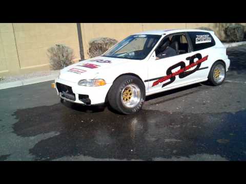 Superior Racing Drag Civic testing