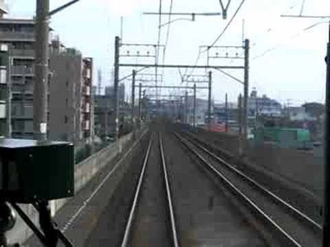 ＪＲ武蔵野線前面車窓船橋法典→西船橋
