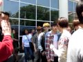 051912 SMTown artists outside Hyatt