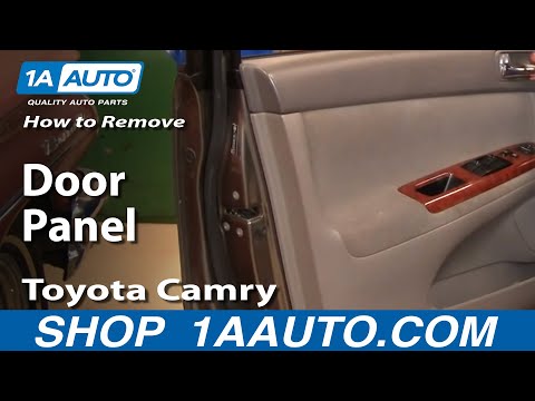 How To Remove install Door Panel Toyota Camry 02-06 1AAuto.com