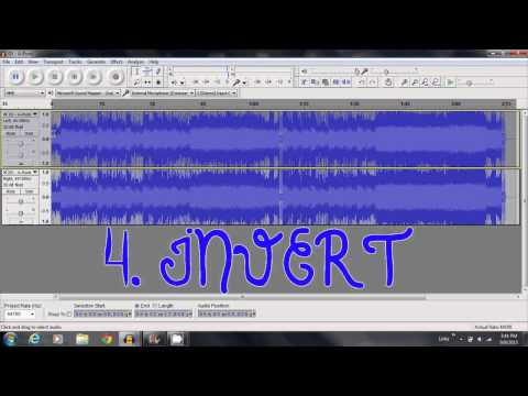 how to isolate vocals using audacity