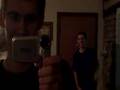 Nathan throws something at me