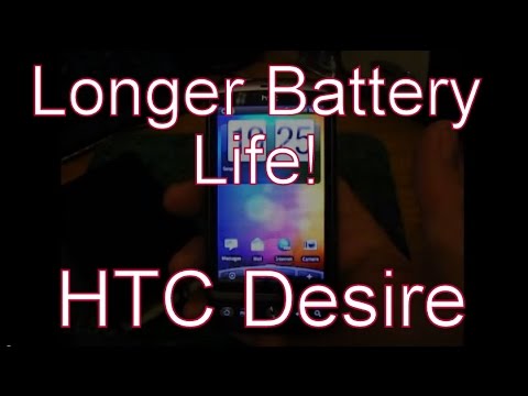 how to save battery on htc desire c