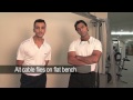 Cable Flies On Flat Bench