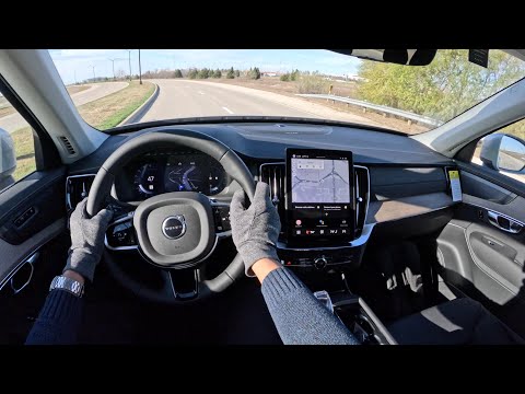 20255 volvo xc90 b6 awd plus pov test drive