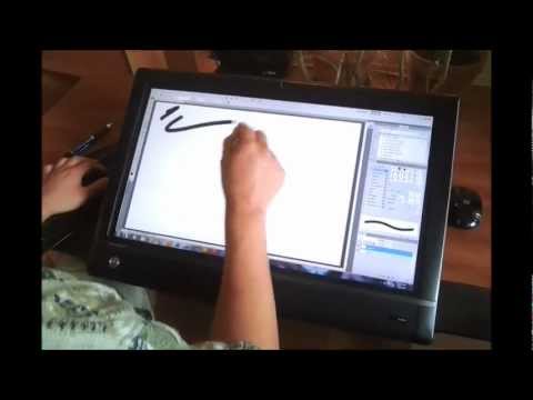 how to draw with hp touchsmart