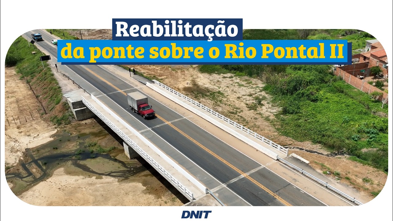 #EntregaDNIT no Sertão Pernambucano! Recuperação da ponte sobre o Riacho Pontal II, na BR-428/PE