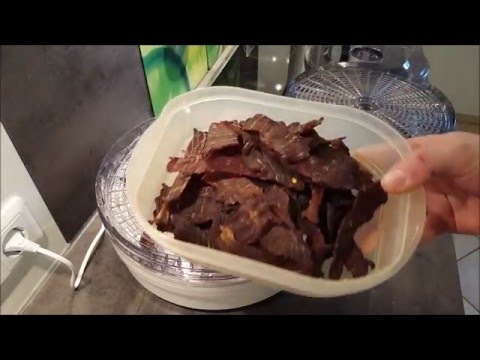 Beef Jerky Trockenfleisch selbst machen Dörrautomat