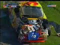 Największy wypadek NASCAR w 2003 roku.Elliott Sadler na torze Talladega.