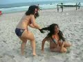 2HOT GIRLS FIGHTING AT BEACH NYC STYLE