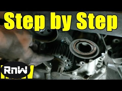 How to Replace the Timing Belt on a VW Passat AUDI A4 A6 2.8L Engine Part 1