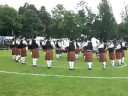 denny and dunipace grade 2 pipe band competing at the 2008 british championships in birmingham