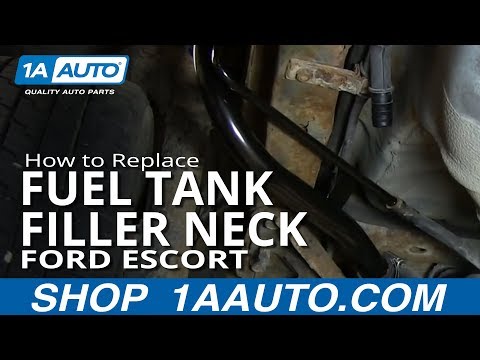 How To Install Replace Fix Rusted Fuel Filler Neck 1998-2003 Ford Escort ZX2 Mercury Tracer