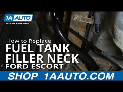how to drain a ford escort fuel tank